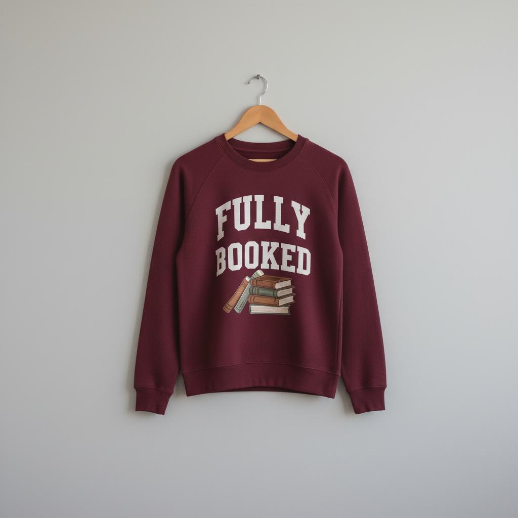 FULLY BOOKED | Burgundy Sweatshirt